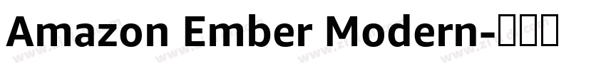 Amazon Ember Modern字体转换